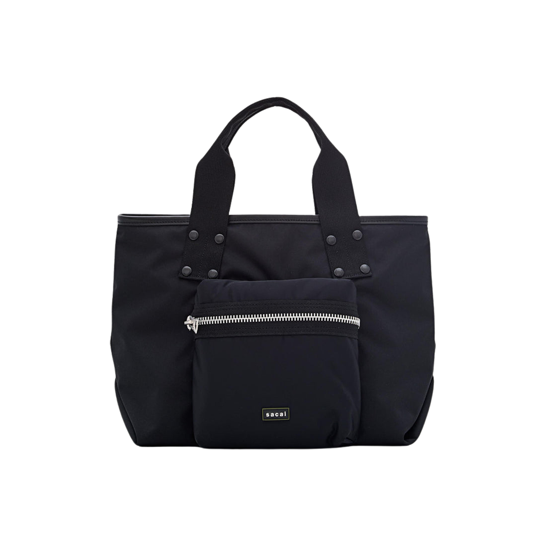 25-0935S-001 Sacai Pocket Tote Bag Medium Black