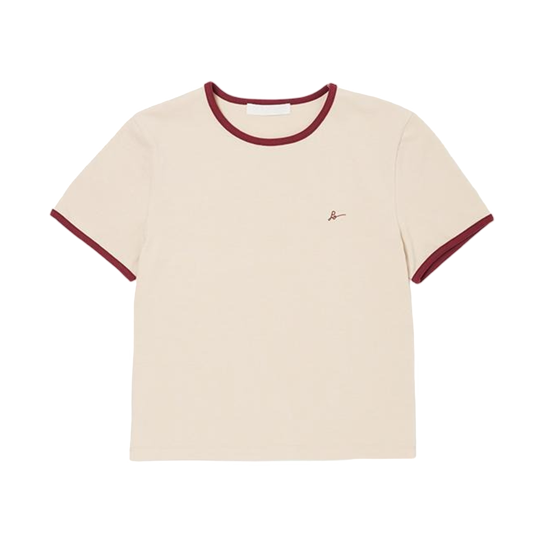 (W) 플랙 링거 컬러블락 숏슬리브 티셔츠 베이지((W) PLAC Ringer Colorblock Short Sleeve T-Shirt Beige)