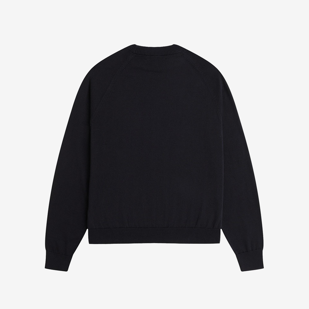 프레드 페리 우먼스 크루넥 니트 블랙(Fred Perry Womens Crew Neck Knit Black) - 6