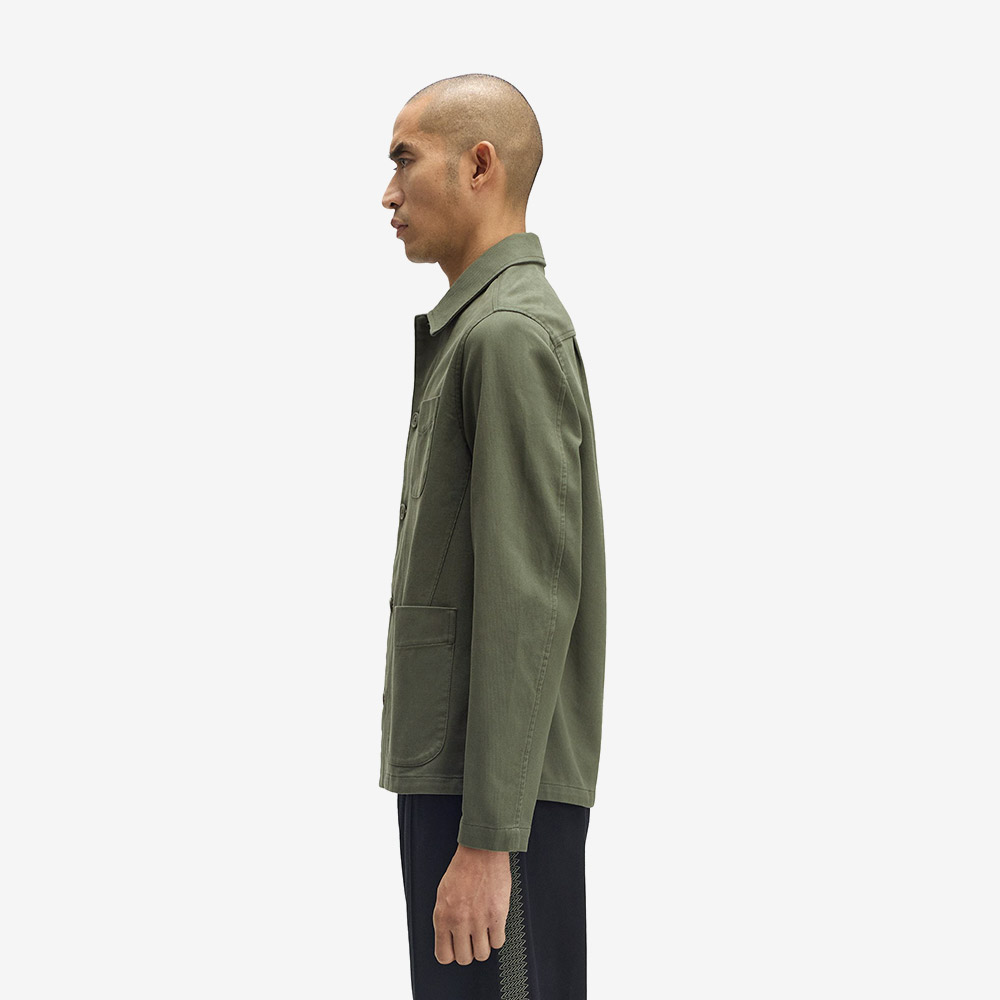 프레드페리 베드포드 코듀로이 오버셔츠 로렐리스그린(Fred Perry Bedford Cord Overshirt Laurel Wreath Green) - 3