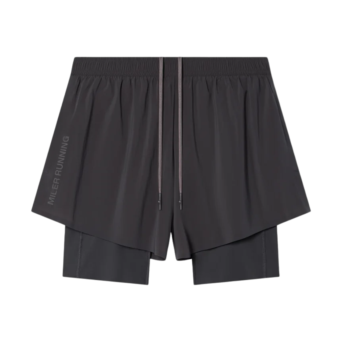 마일러 러닝 워크 러닝 투인원 쇼츠 아스팔트(Miler Running Work Running 2-in-1 Short Asphalt)
