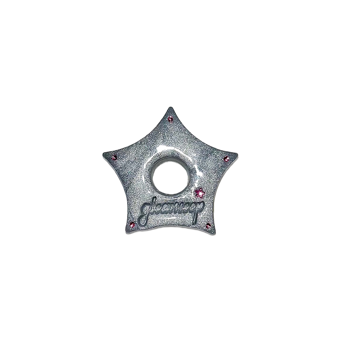 GMP6 Gleameep Gleaming Star Pendant Silver Bolt