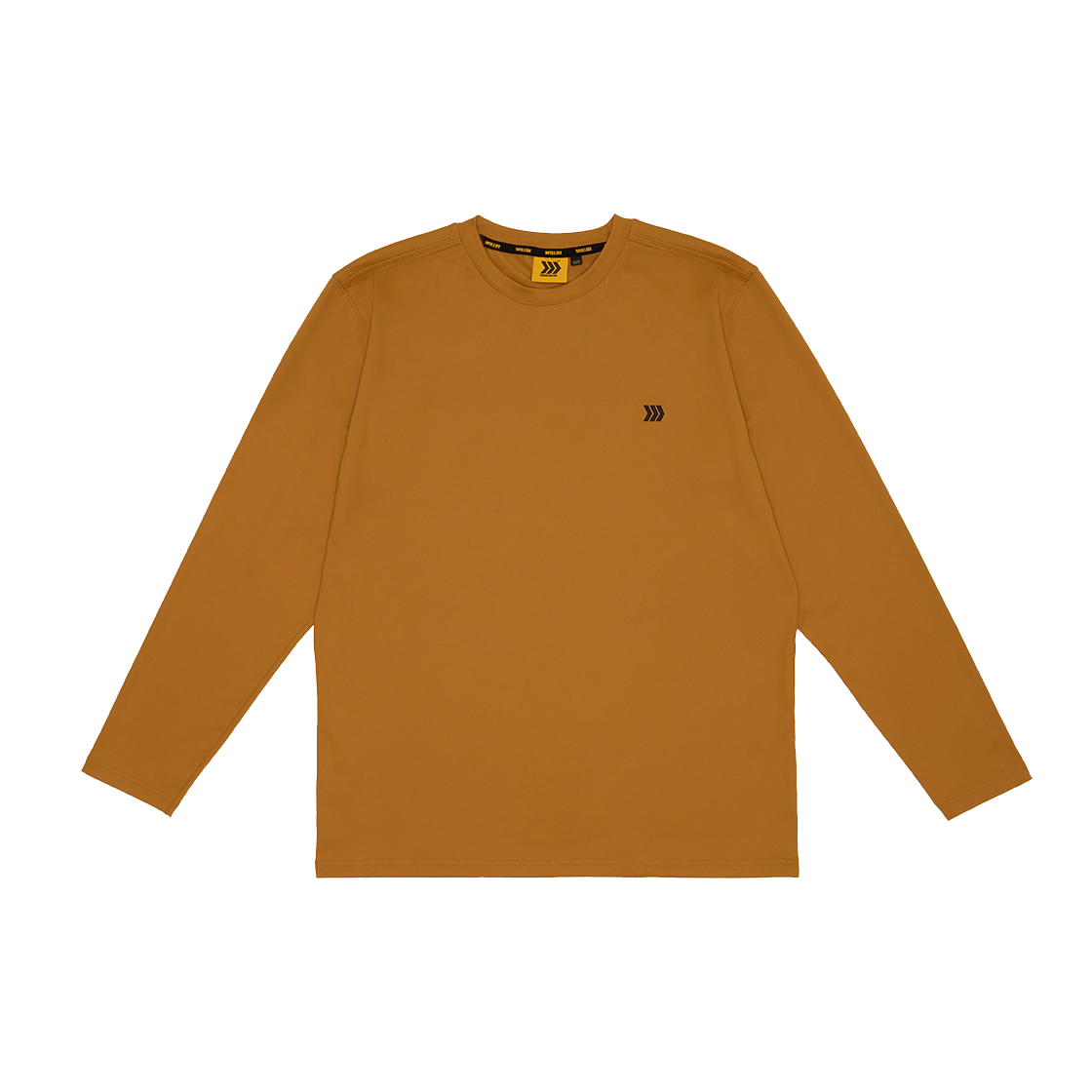 윌비 랩 시그니처 로고 기본 티셔츠 머스타드(WILLBE LAB Signature Logo Basic T-Shirt Mustard)