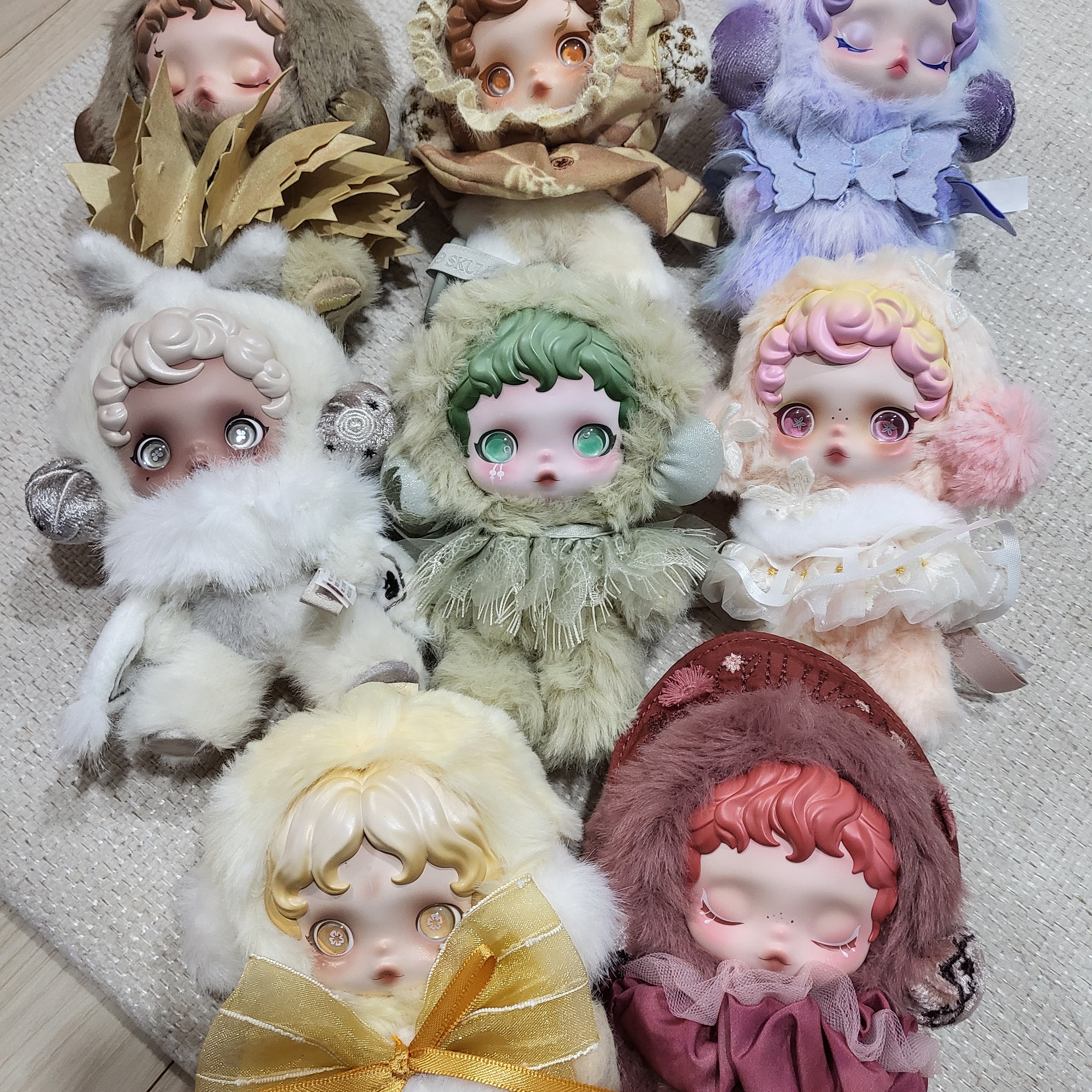 Pop Mart Skullpanda L’Impressionnisme Series Plush Doll (9 Blind Boxes), Pop Mart Skullpanda L’Impressionnisme Series Plush Doll In The Garden (Opened Case) 착용 스타일 - 2