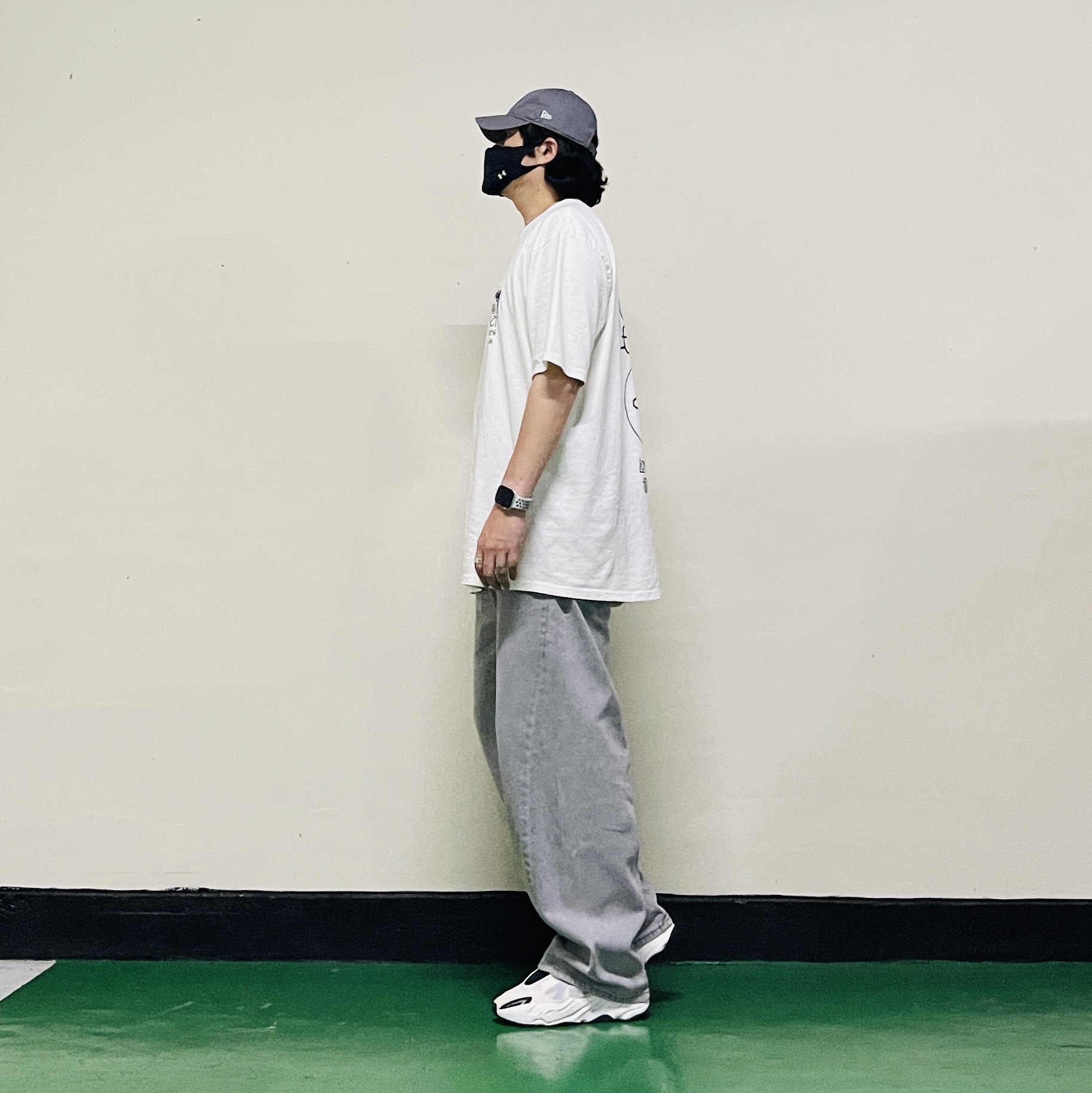 Stussy x Our Legacy Surfman Pigment Dyed T-Shirt Natural, Supreme Backpack Snow Camo - 25SS 착용 스타일 - 5