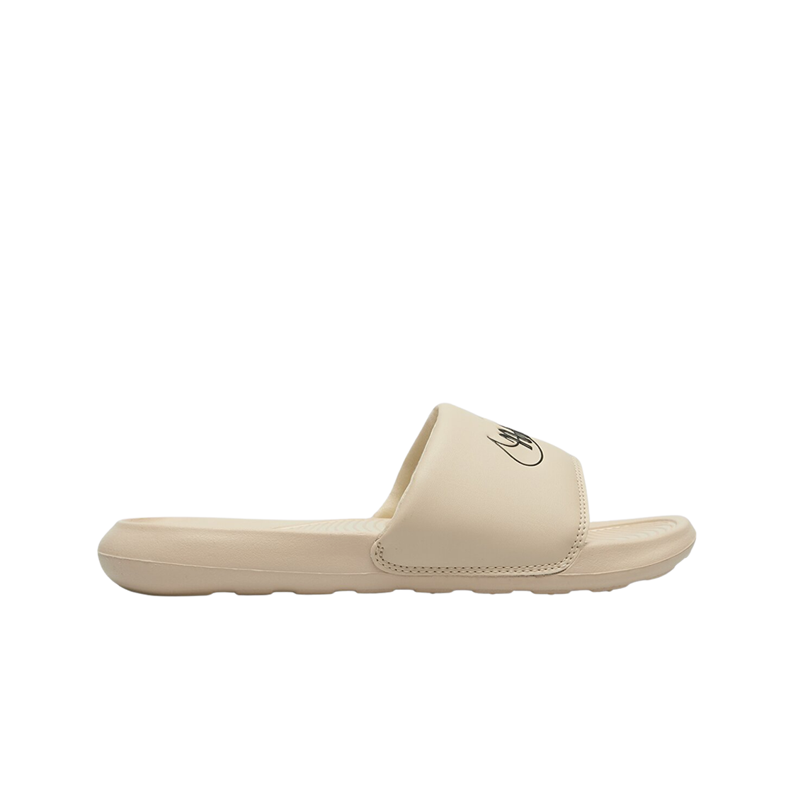 (W) 나이키 빅토리 원 슬라이드 샌드 드리프트 블랙((W) Nike Victori One Slides Sand Drift Black)