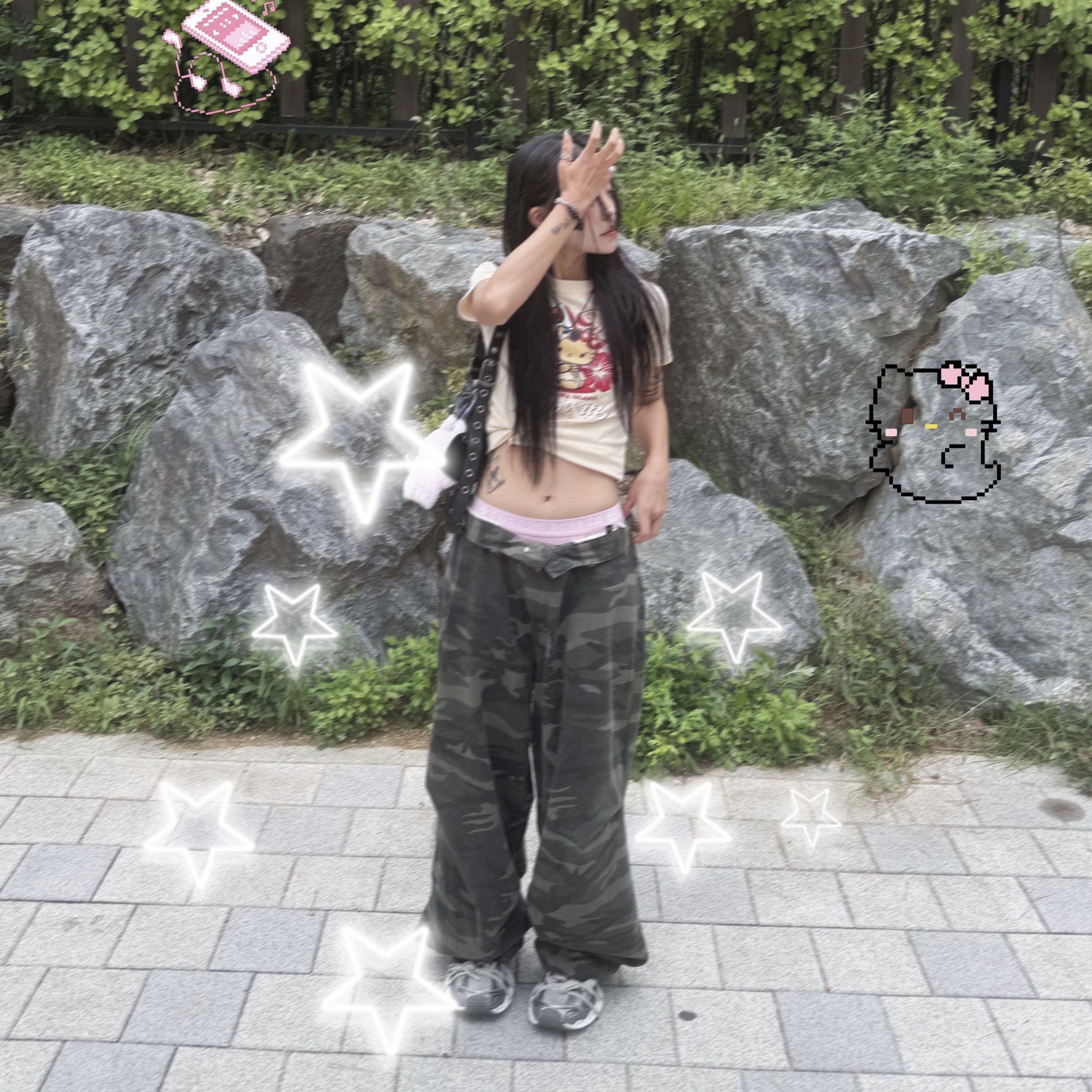 Chrome Hearts Boxer Brief Shorts Baby Pink, Balenciaga Arena Lambskin Le Cagole XS Shoulder Bag Black 착용 스타일 - 3