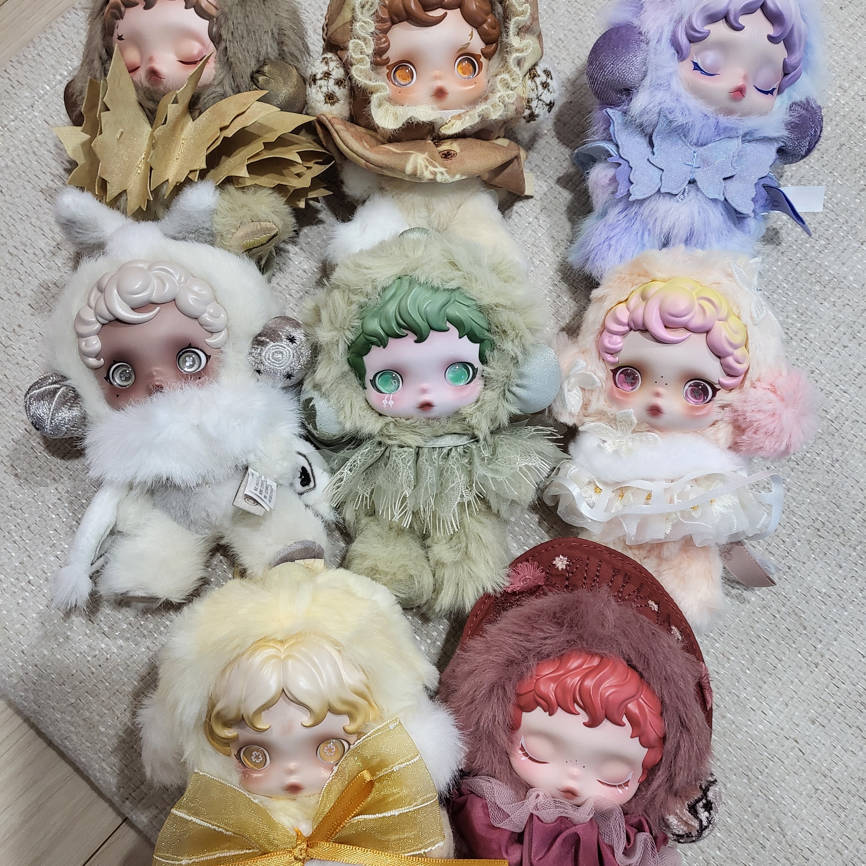 Pop Mart Skullpanda L’Impressionnisme Series Plush Doll (9 Blind Boxes), Pop Mart Skullpanda L’Impressionnisme Series Plush Doll In The Garden (Opened Case) 착용 스타일 - 3