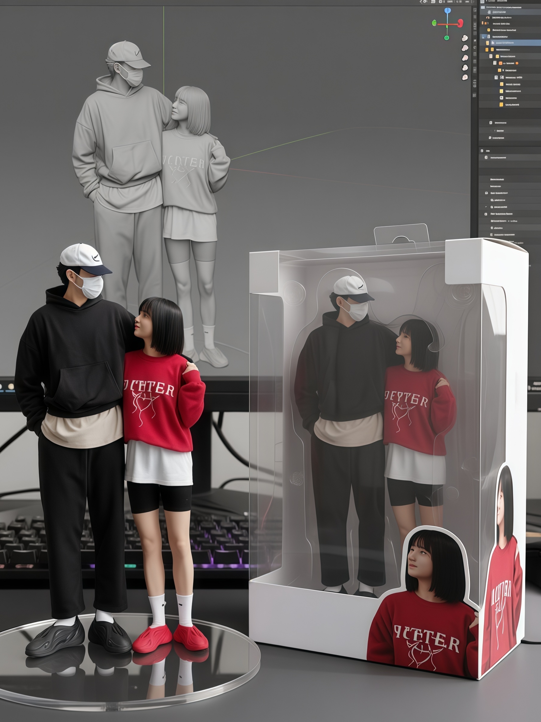 Stussy Stock Cuff Beanie Black, Stussy Basic Stussy T-Shirt White 2024, 2025 착용 스타일 - 3