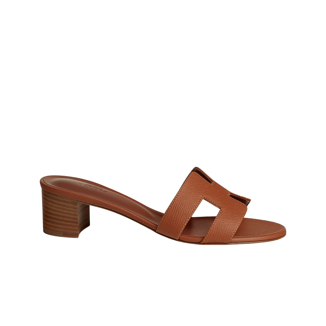 (W) 에르메스 오아시스 샌들 앱송 & 골드((W) Hermes Oasis Sandal Epsom & Gold) - 1