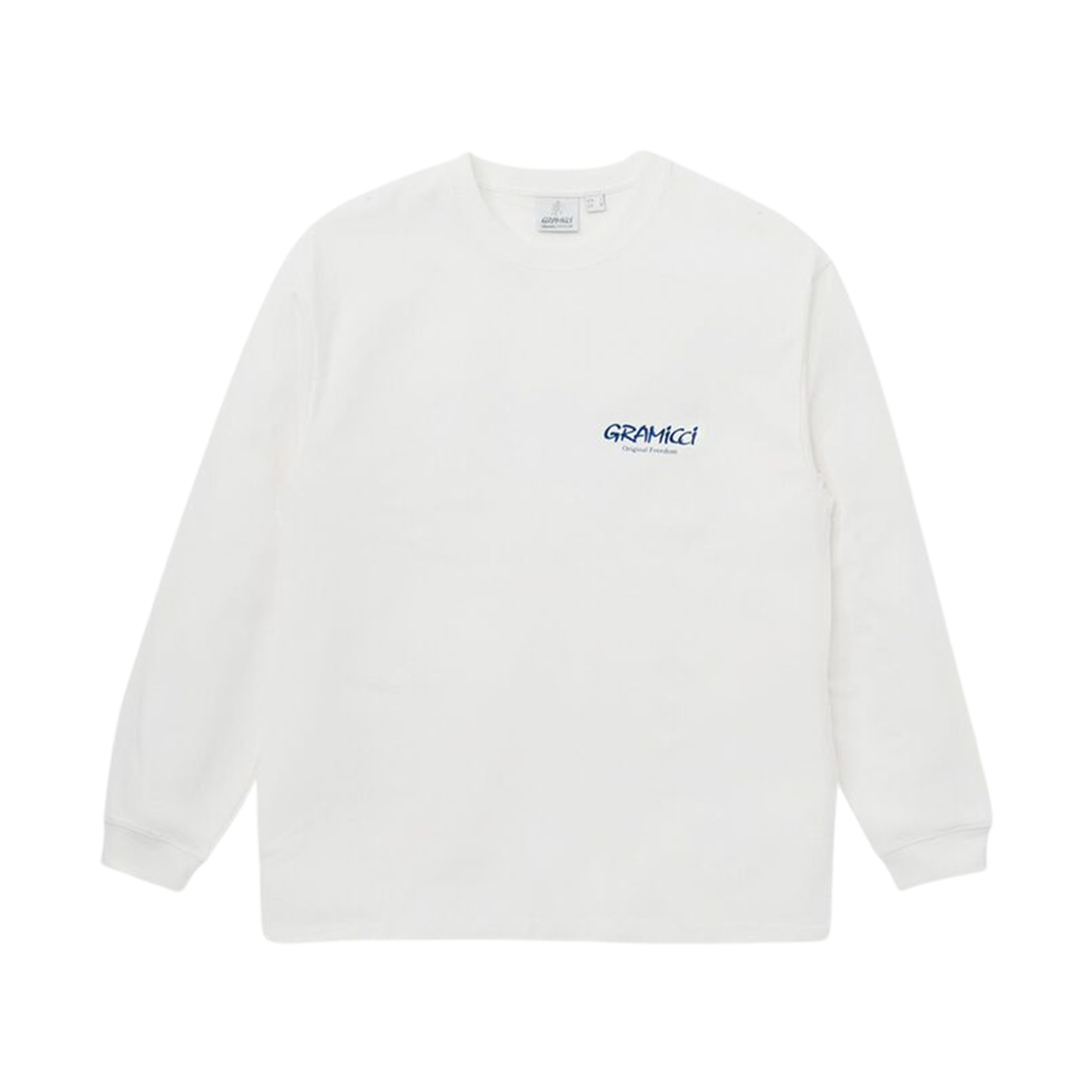 그라미치 오리지널 프리덤 롱슬리브 티셔츠 화이트 - US 사이즈(Gramicci Original Freedom Long Sleeve T-Shirt White - US Sizing)
