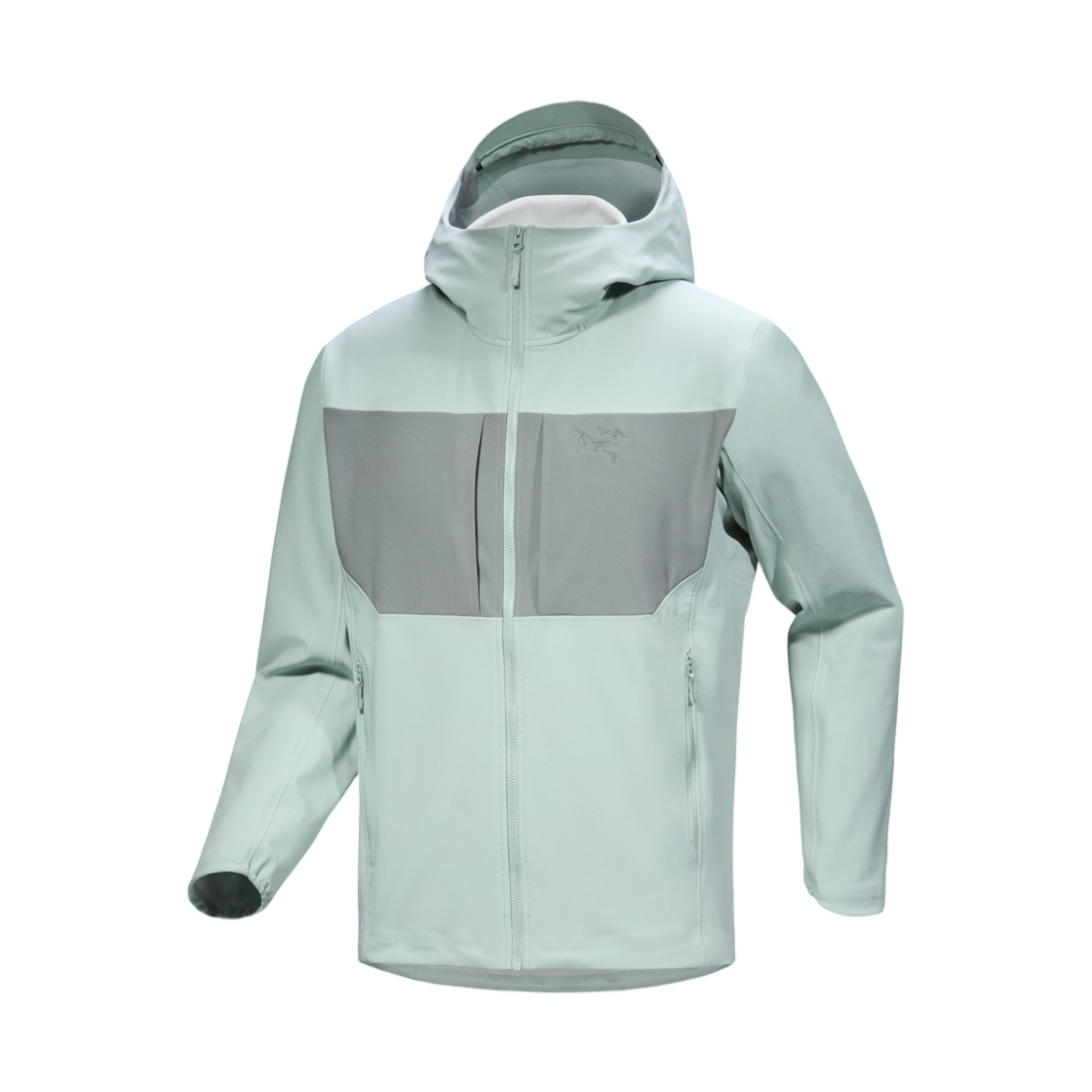 아크테릭스 감마 MX 후디 스톤 그린 다크 스톤 그레이(Arc'teryx Gamma MX Hoody Stone Green Dark Stone Grey)