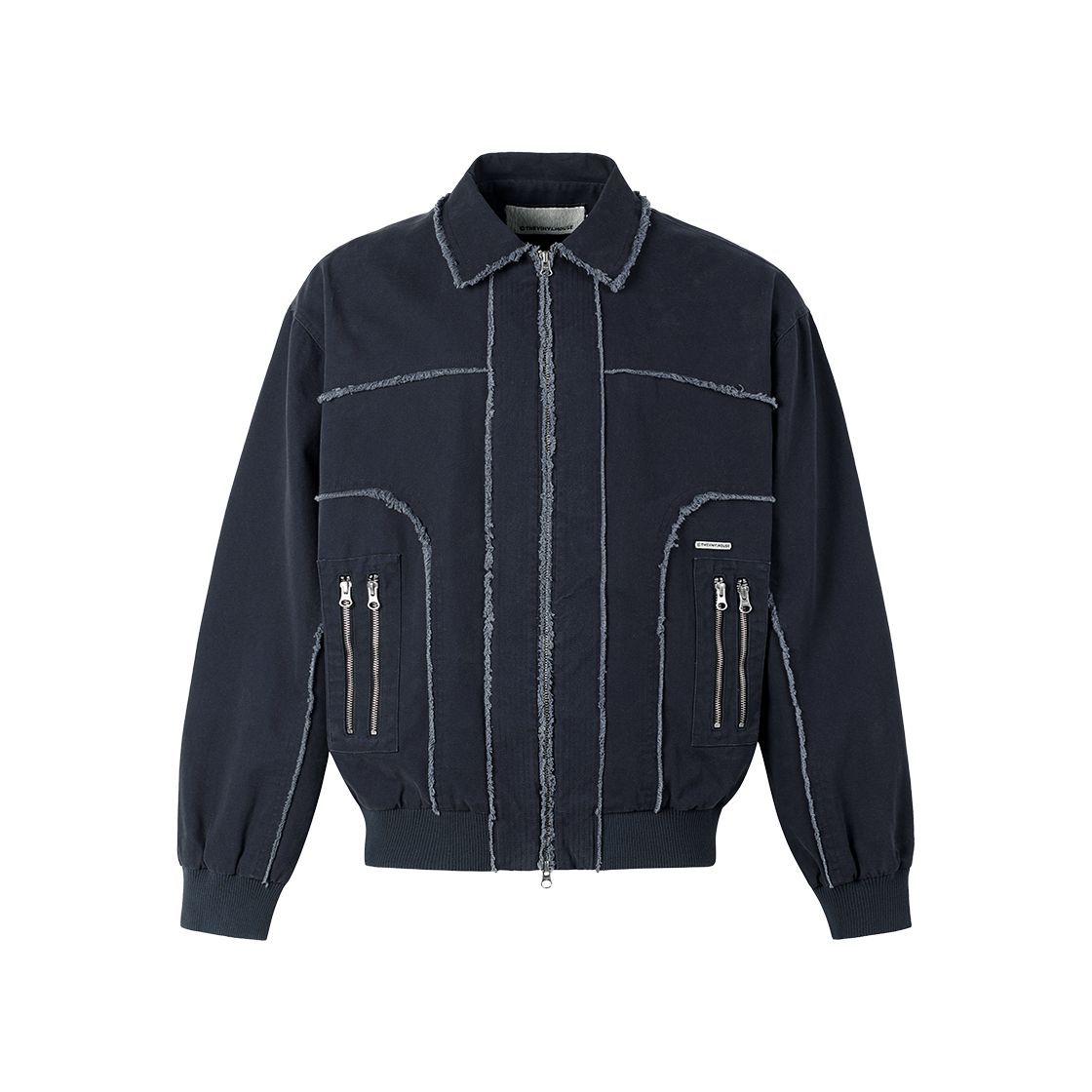 더바이닐하우스 봄버 워크 자켓 블루