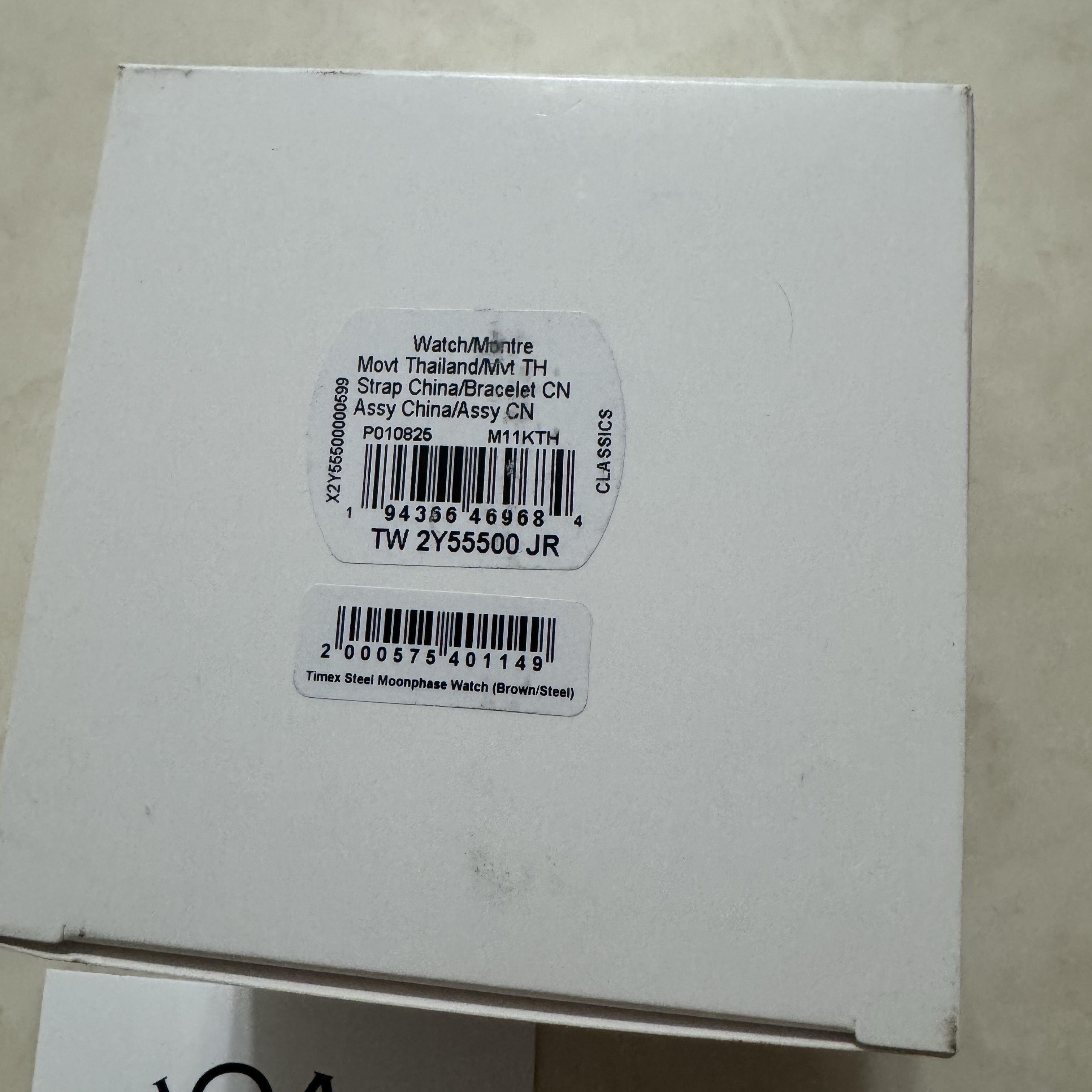 Timex x Noah Moon 37mm Phase Watch Brown Steel 착용 스타일