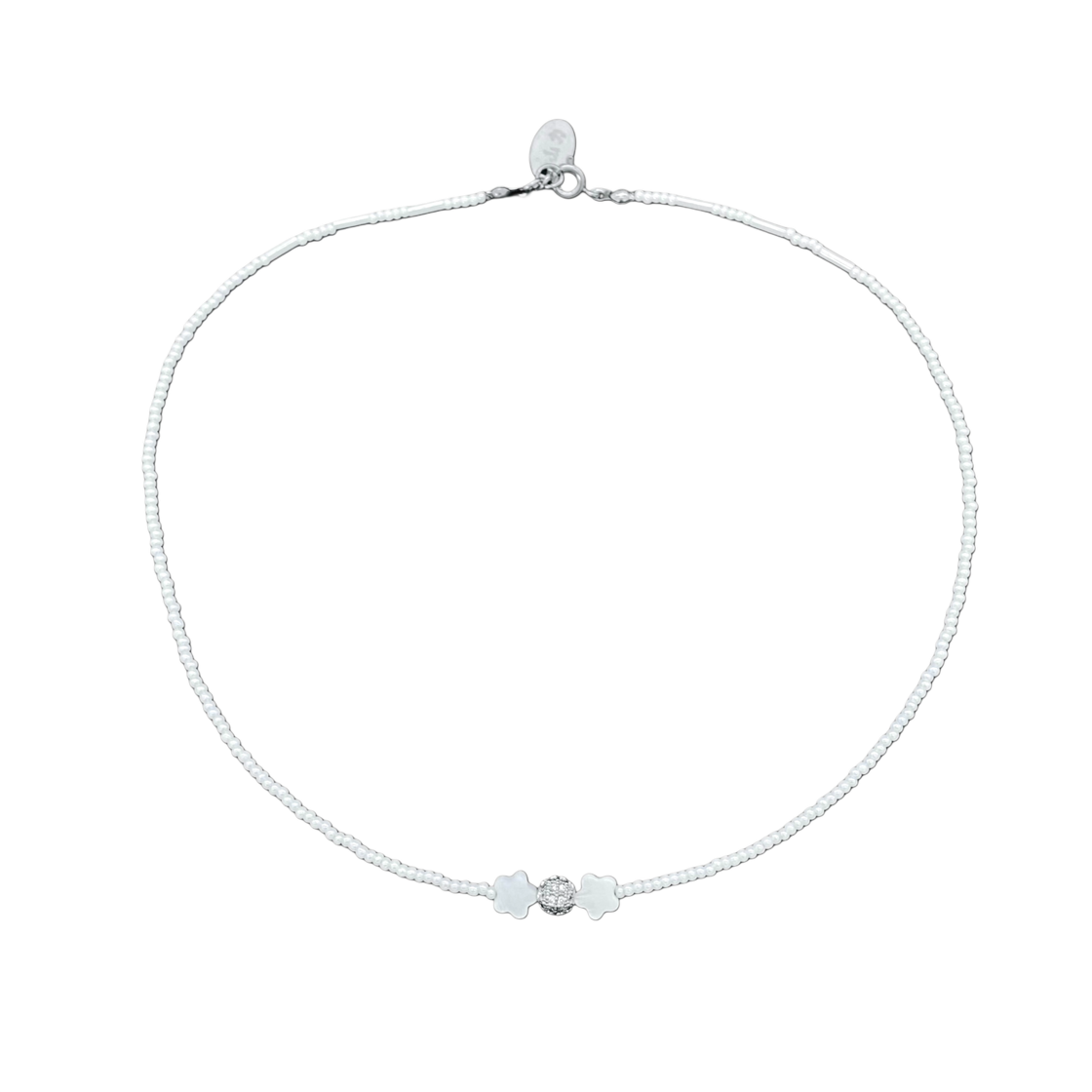 SLN531 SANLI Cubic Two Star Necklace