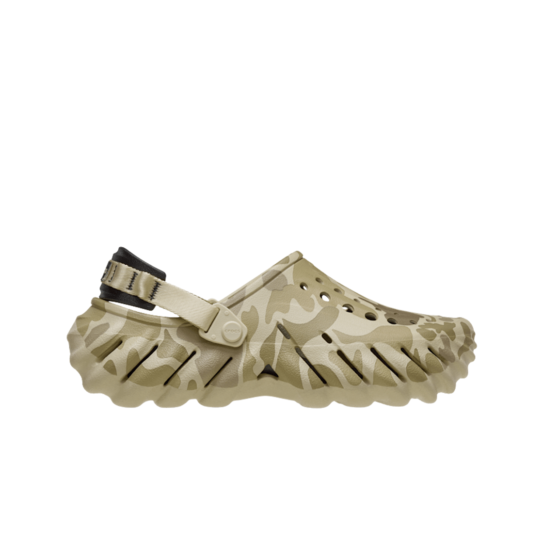크록스 에코 덕 카모 클로그 본 블랙(Crocs Echo Duck Camo Clog Bone Black)