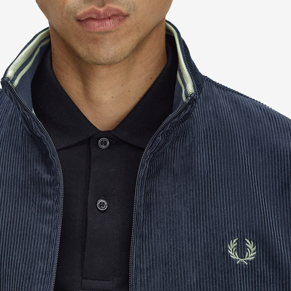 프레드 페리 코듀로이 브렌댐 재킷 네이비(Fred Perry Cord Brentham Jacket Navy Snow White) - 5