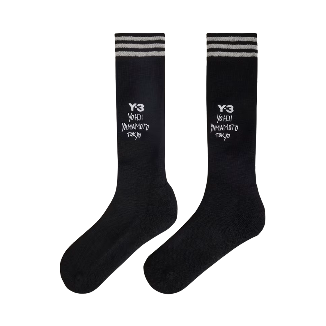 Y-3 헤리티지 하이 삭스 블랙(Y-3 Heritage High Socks Black)
