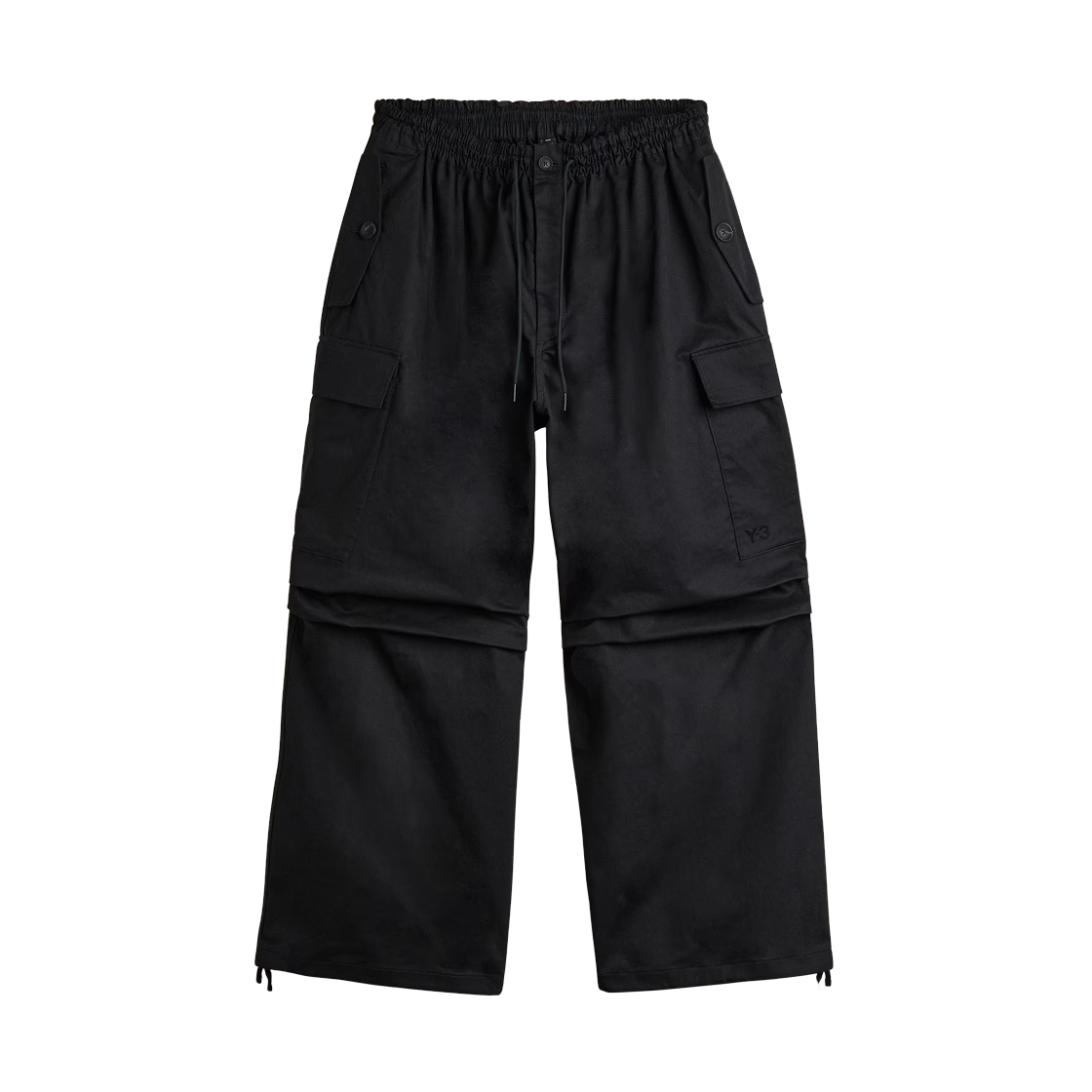 KE2311 Y-3 UT Twill Cargo Pants Black