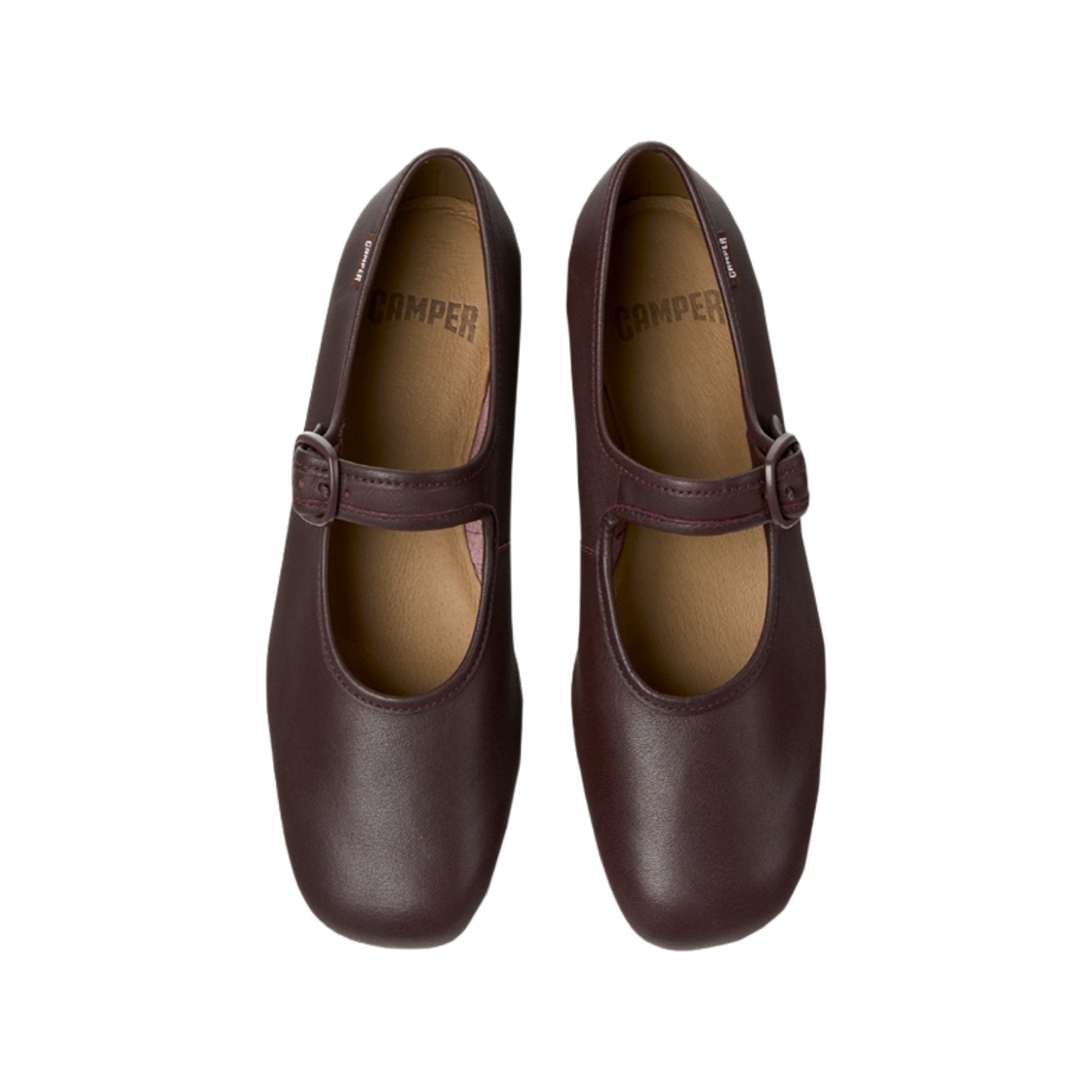 캠퍼 여성 카시미라 플랫슈즈 버건디(Camper Women Casi Myra Flat Burgundy) - 3