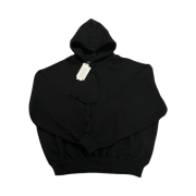 Undermycar Mu.09 Anti Fxxking Logo Play Oversized Hoodie Double Black