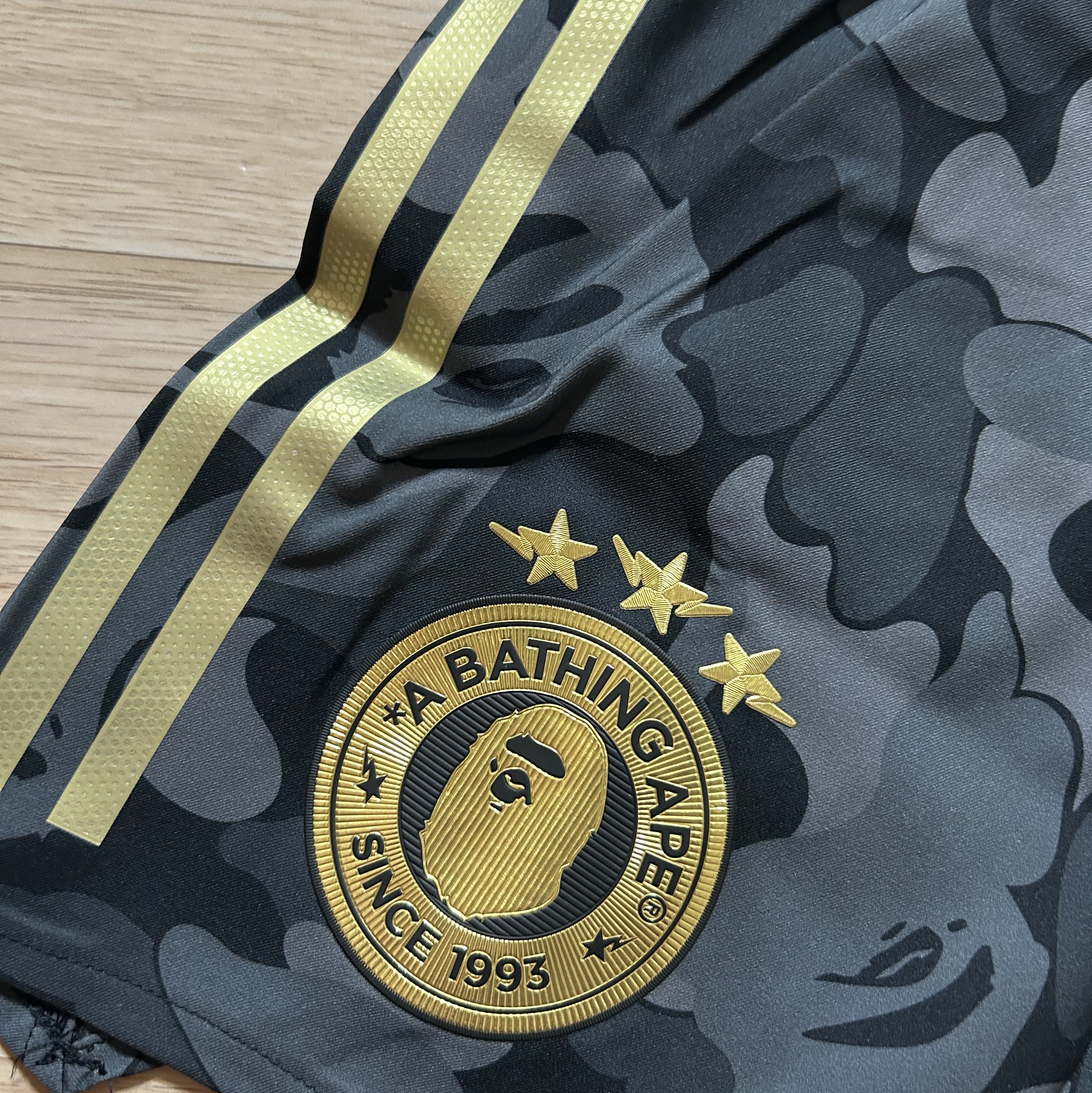 Adidas x BAPE FB Shorts Black - KR Sizing 착용 스타일