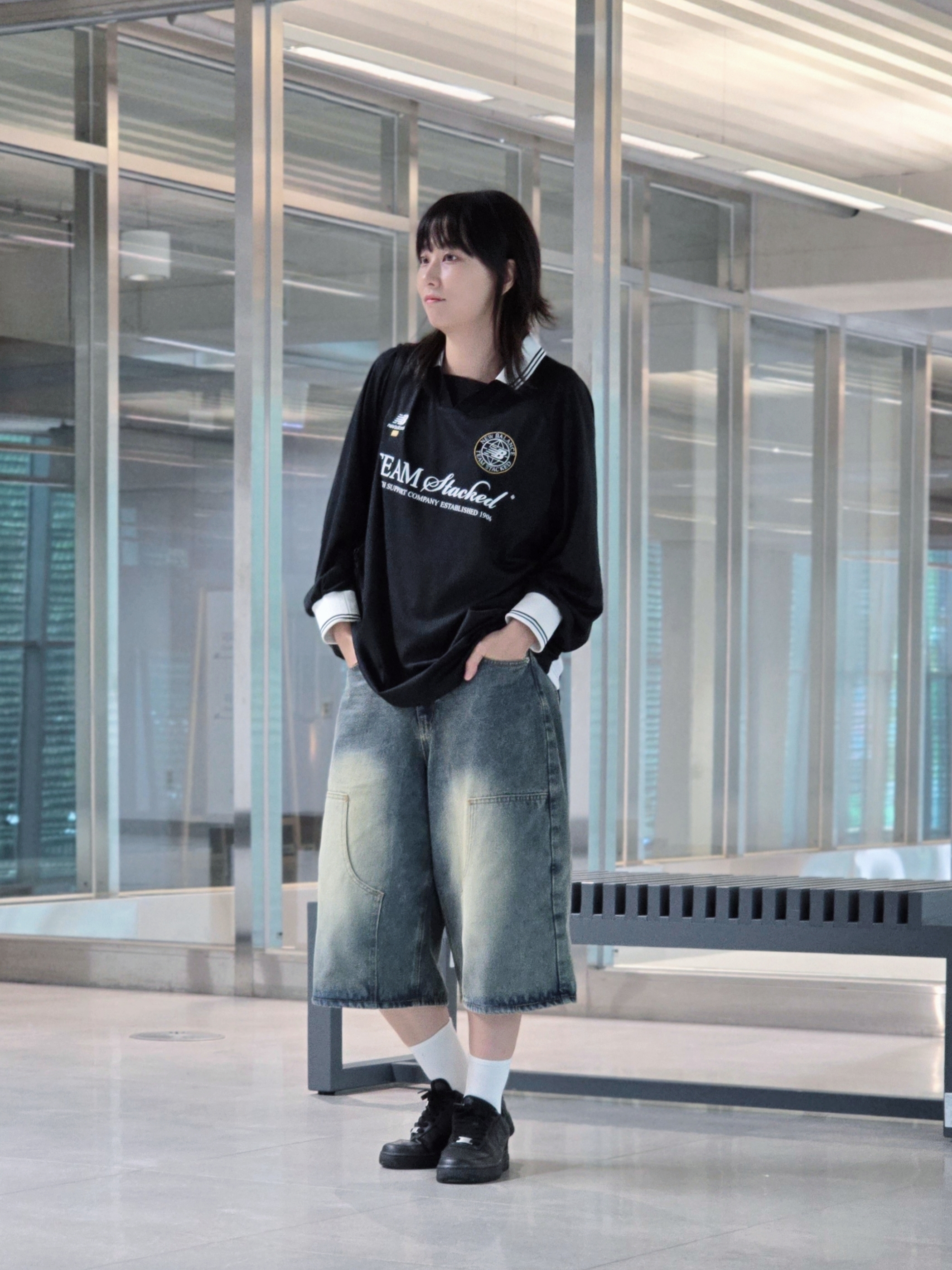 New Balance 1906R Black Silver Metallic 착용 스타일