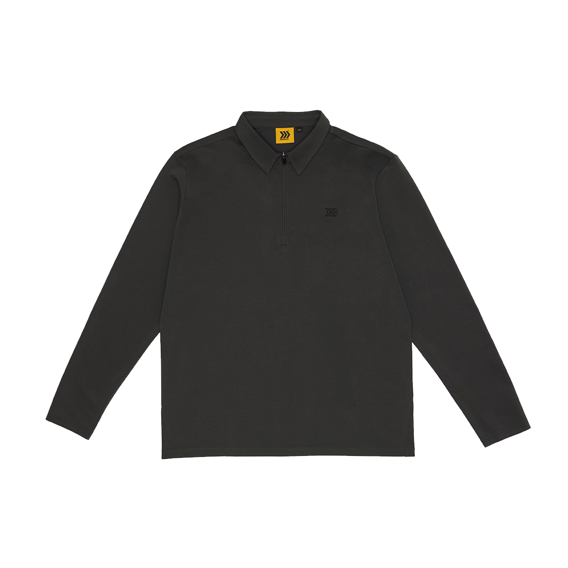 윌비 랩 소로나 하프 집업 폴로 티셔츠 그레이쉬카키(WILLBE LAB Sorona Half Zip-Up Polo T-Shirt Grayish Khaki)