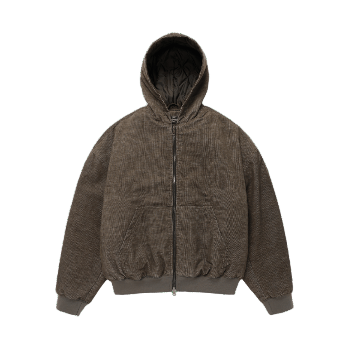 HEPFCJA102M eastserviceshop Vintage Hooded Bomber Jacket Khaki