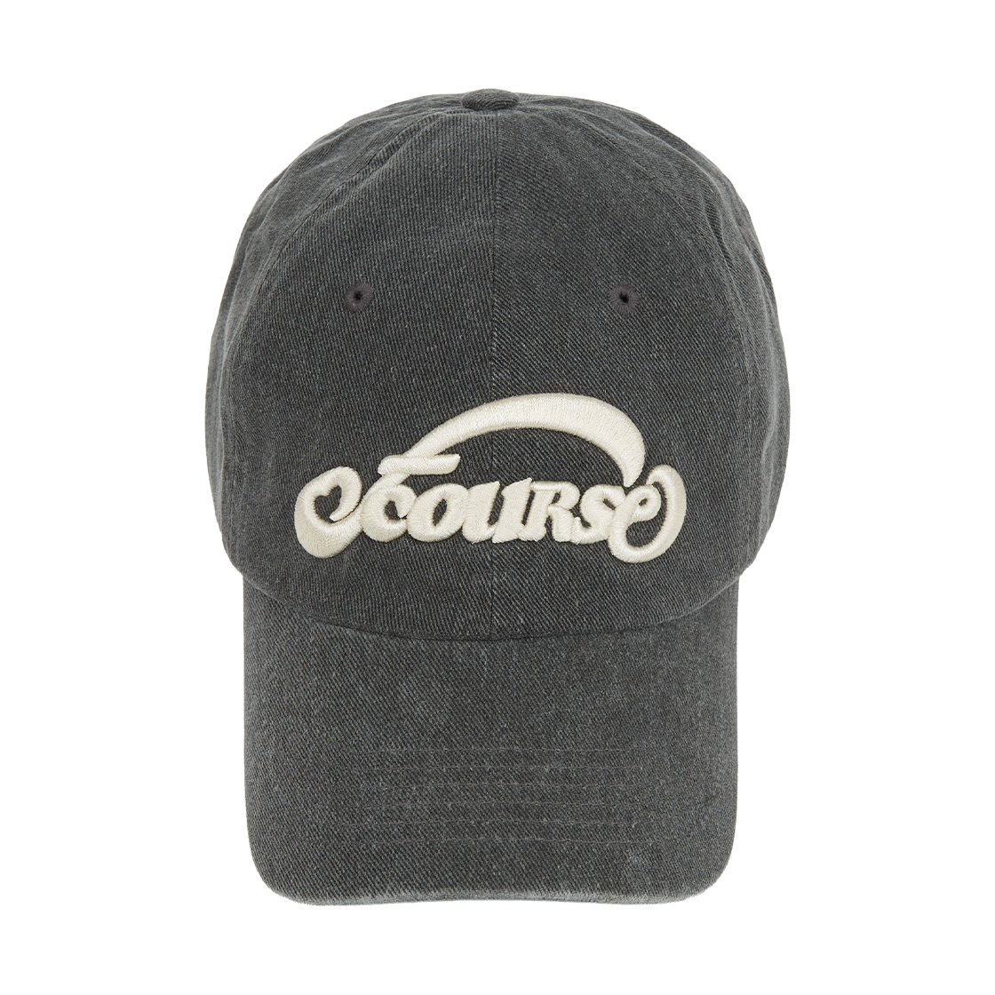 오브콜스와이낫 선데이 모닝 피그먼트 캡_차콜(ofcoursewhynot Sunday Morning Pig2 Cap_Charcole)