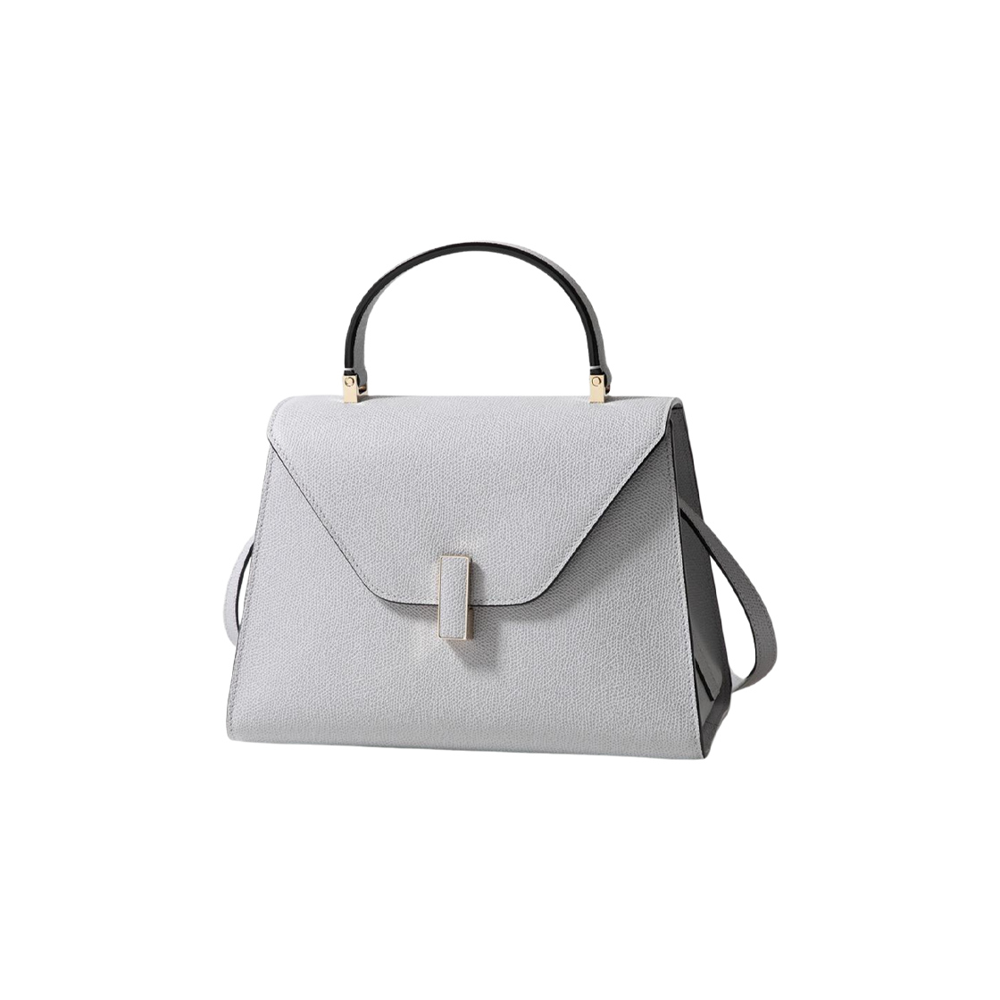 WBES0056028LOC99GT Valextra Iside Top Handle Medium Bag Light Grey