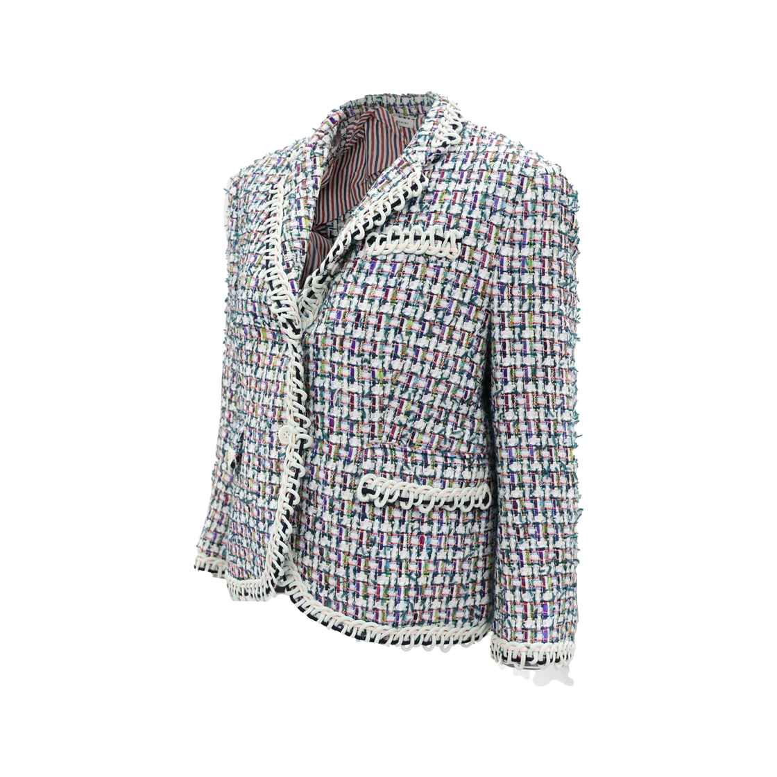 IT4POS7ITNAB Thom Browne FBC010 Tweed Jacket