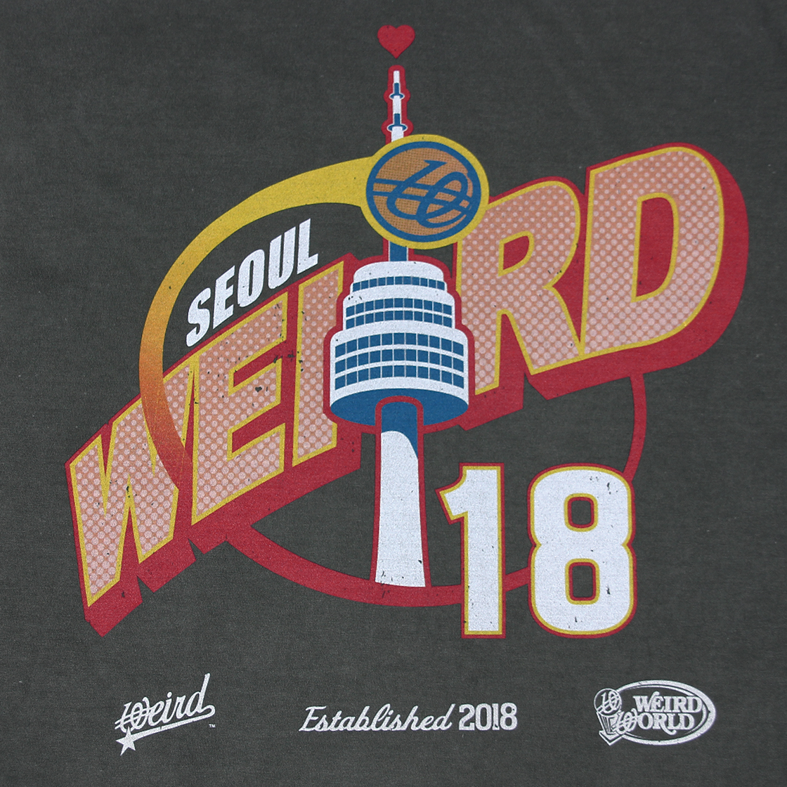 위얼드월드 위얼드 타워 피그먼트 티셔츠(Weird World Weird Tower Pigment T-Shirt) - 5