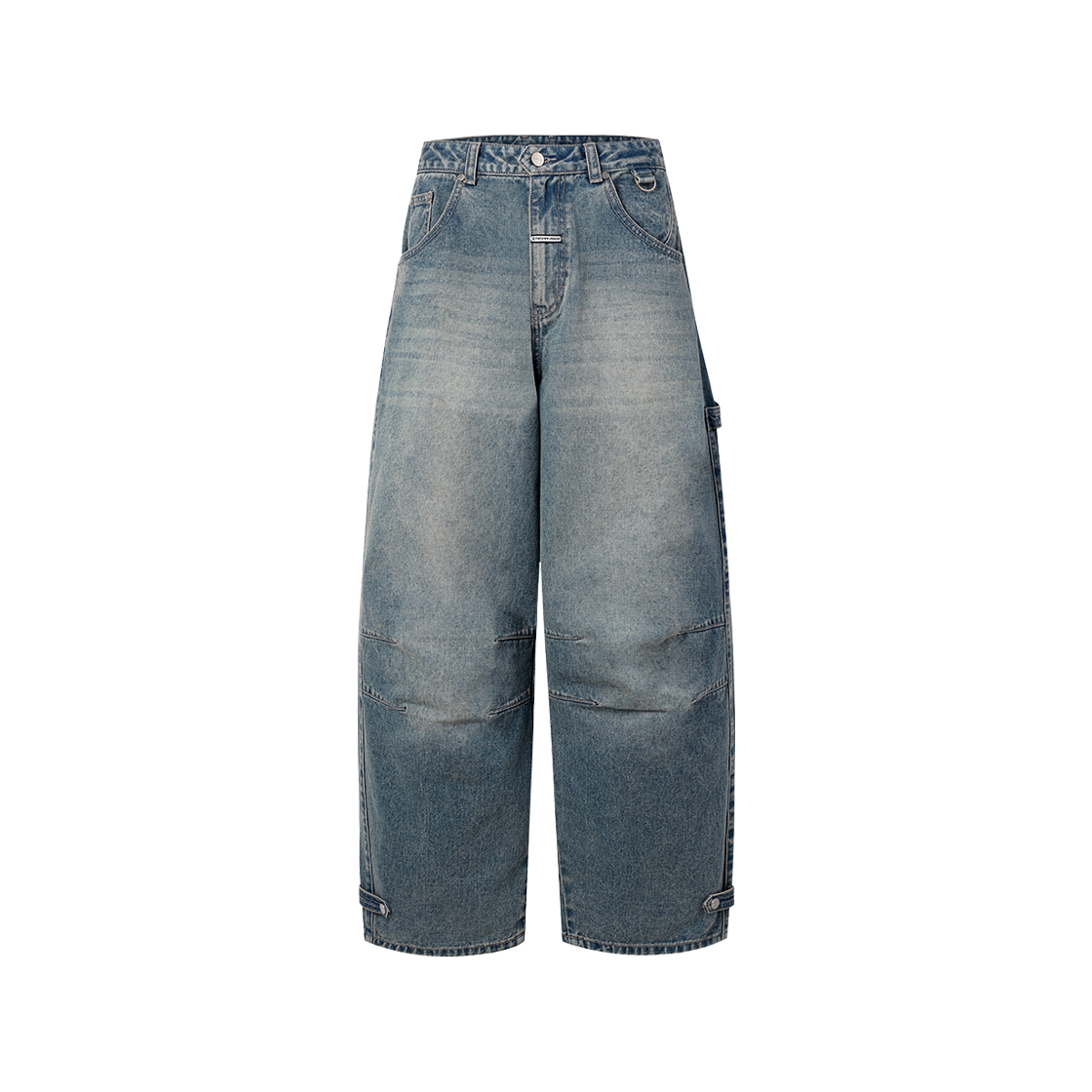 VH2FFUD112ABL Thevinylhouse Basic Wide Denim Pants Blue