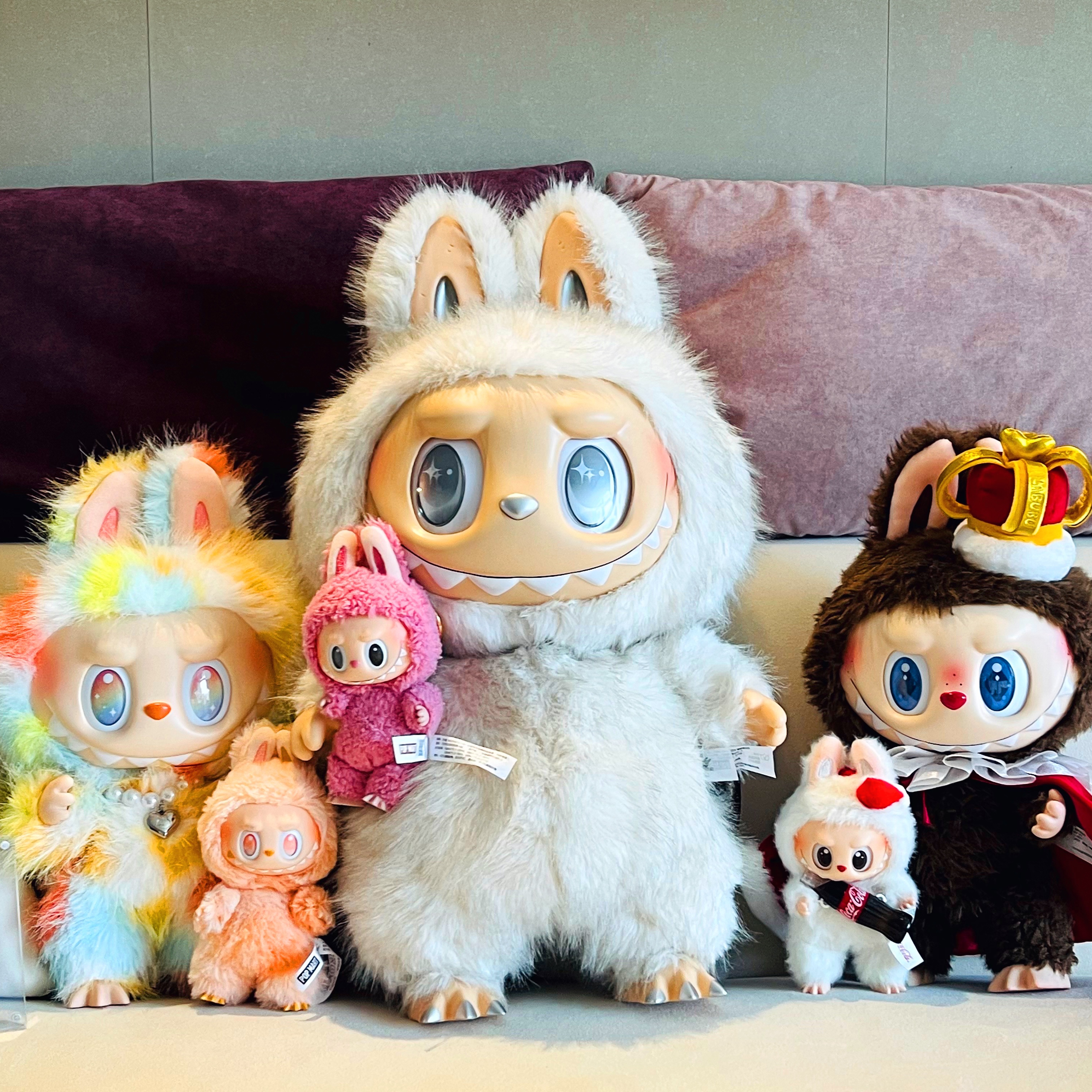 Pop Mart The Monsters Zimomo Angel In Clouds Vinyl Face Doll 착용 스타일 - 1