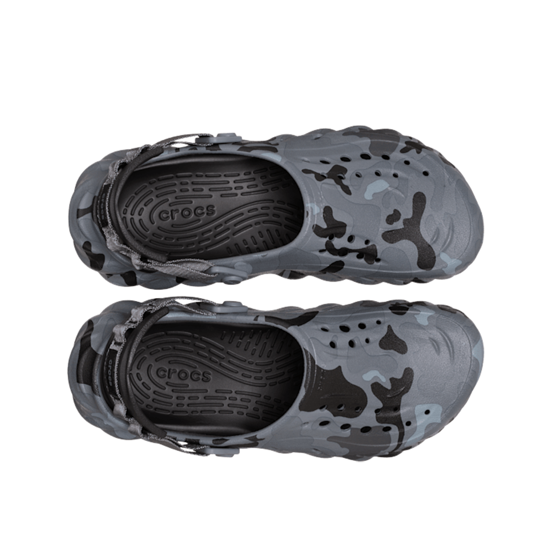 크록스 에코 덕 카모 클로그 차콜 블랙(Crocs Echo Duck Camo Clog Charcoal Black) - 2