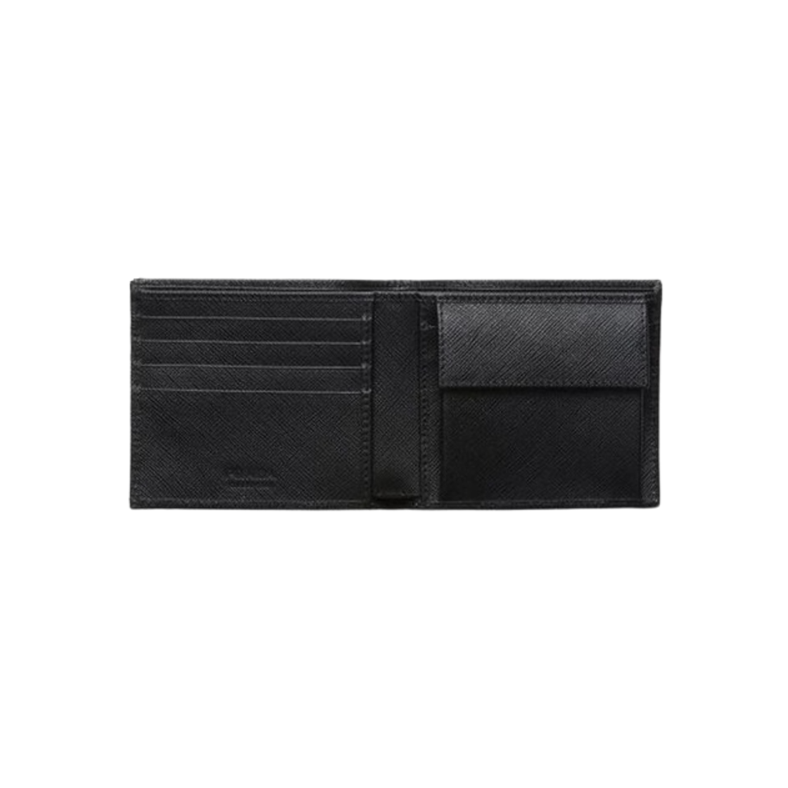 프라다 리나일론 로고 반지갑 블랙(Prada Re-Nylon Logo Bi-Fold Wallet Black) - 2