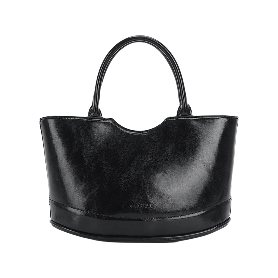 쿼터브 노라 커브백 - 블랙(QUARTEVV Nora Curve Bag - Black)