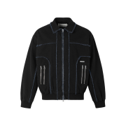 Thevinylhouse Bomber Work Jacket Black