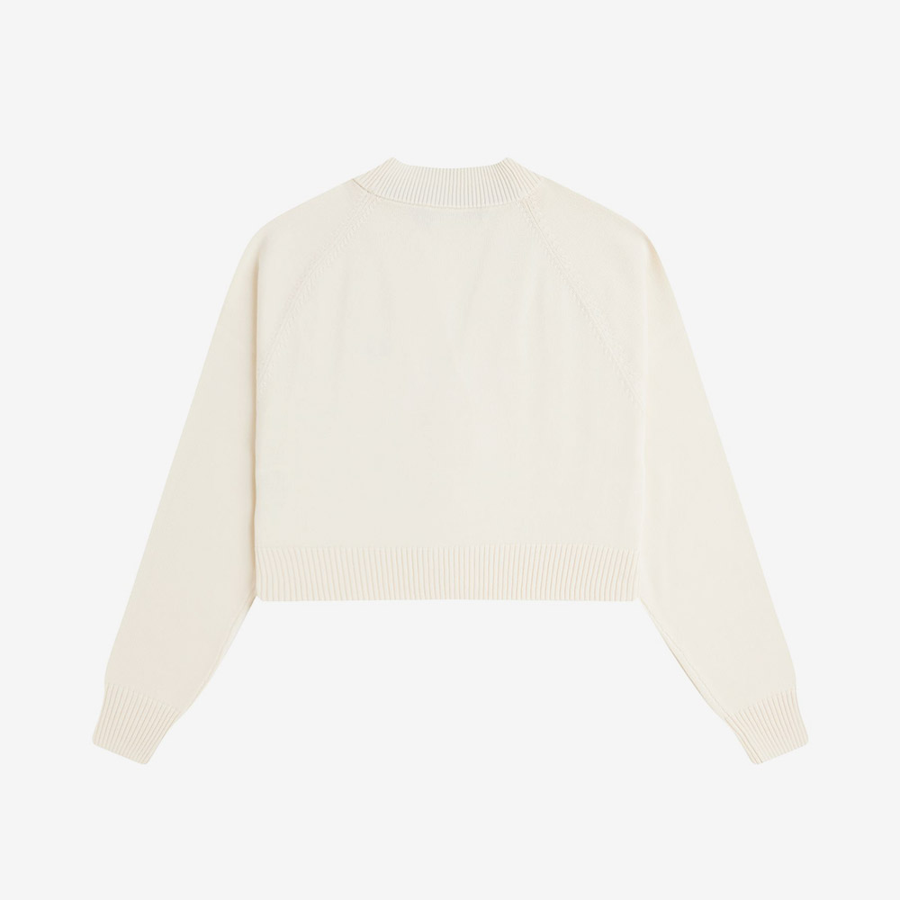 프레드 페리 우먼스 케이블 니트 가디건 에크루(Fred Perry Womens Cable Knit Cardigan Ecru) - 6