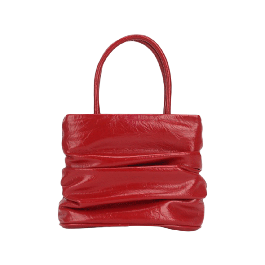 QTV25OSBRD QUARTEVV Orbe Shirring Bag - Red