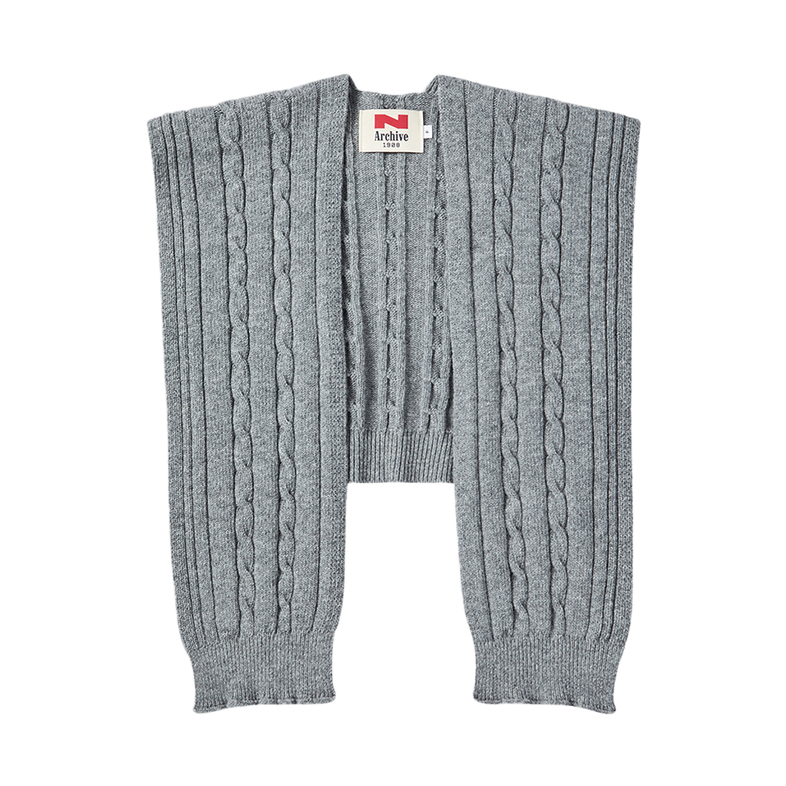 NV25FAKT05GR N ARCHIVE Atelier Texture Layerist Knit Gray
