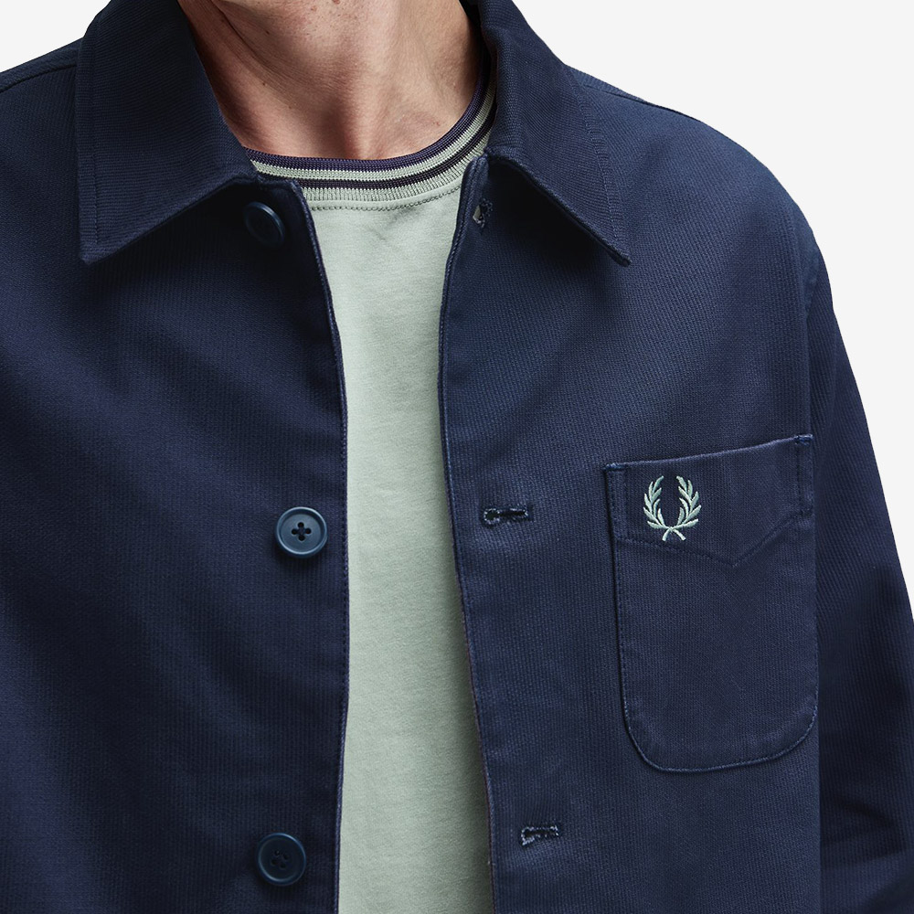 프레드페리 베드포드 코듀로이 오버셔츠 다크에어포스(Fred Perry Bedford Cord Overshirt Dark Airforce) - 4