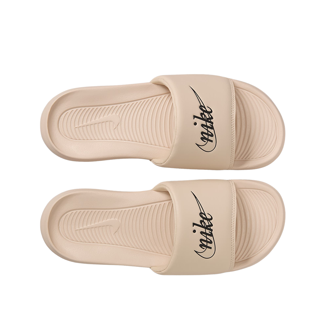 (W) 나이키 빅토리 원 슬라이드 샌드 드리프트 블랙((W) Nike Victori One Slides Sand Drift Black) - 2