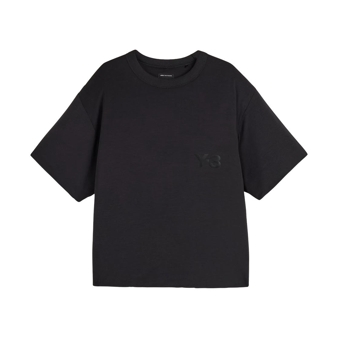JY4555 Y-3 Padded Short Sleeve T-Shirt Black