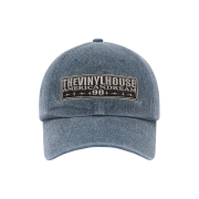 Thevinylhouse Square Patch Ball Cap Blue