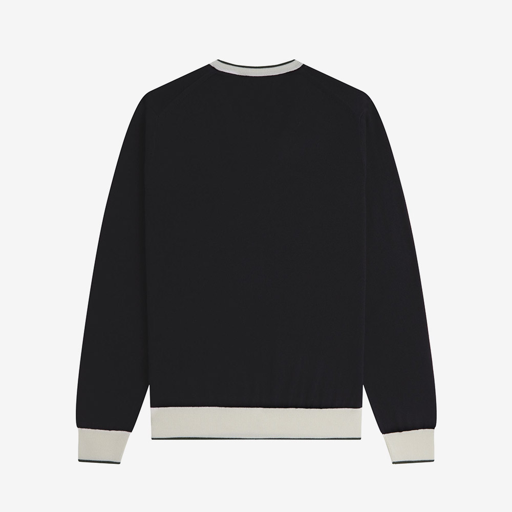 프레드 페리 컨트라스트 팁 니트 블랙(Fred Perry Contrast Tipped Knit Black) - 6