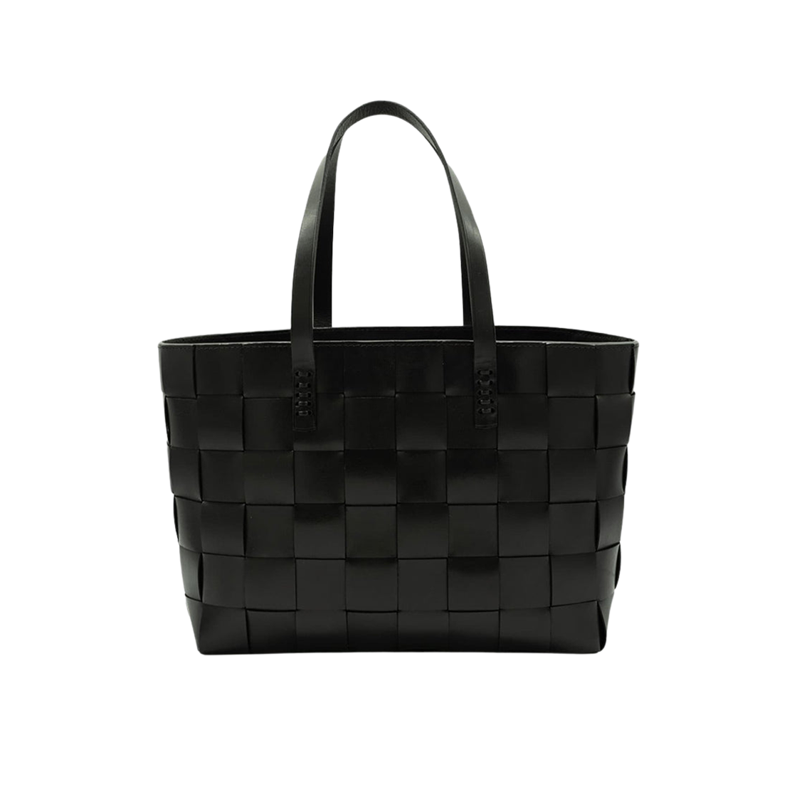 드래곤 디퓨전 재팬 플랫 레더 핸들 토트백 블랙(Dragon Diffusion Japan Flat Leather Handles Tote Bag Black)
