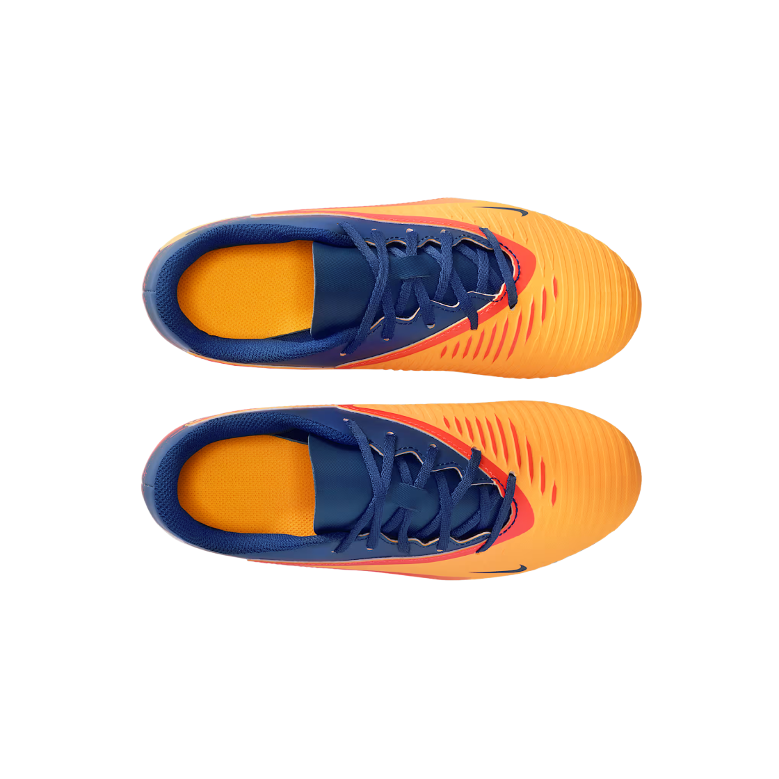 (JR) 나이키 팬텀 6 로우 클럽 레이저 오렌지 블루 보이드((JR) Nike Phantom 6 Club Laser Orange Blue Void) - 2