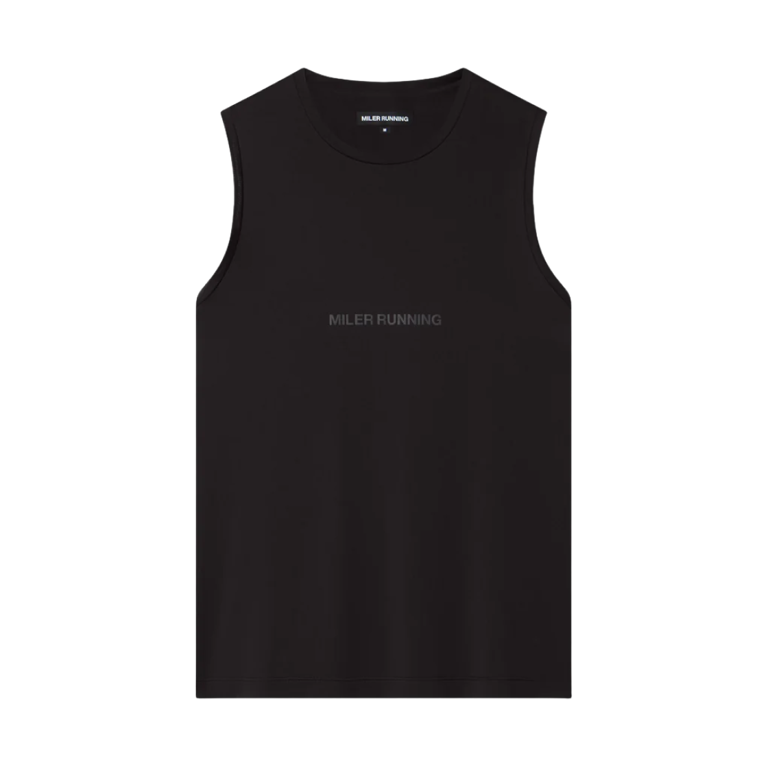 마일러 러닝 워크 러닝 탱크 블랙(Miler Running Work Running Tank Black)